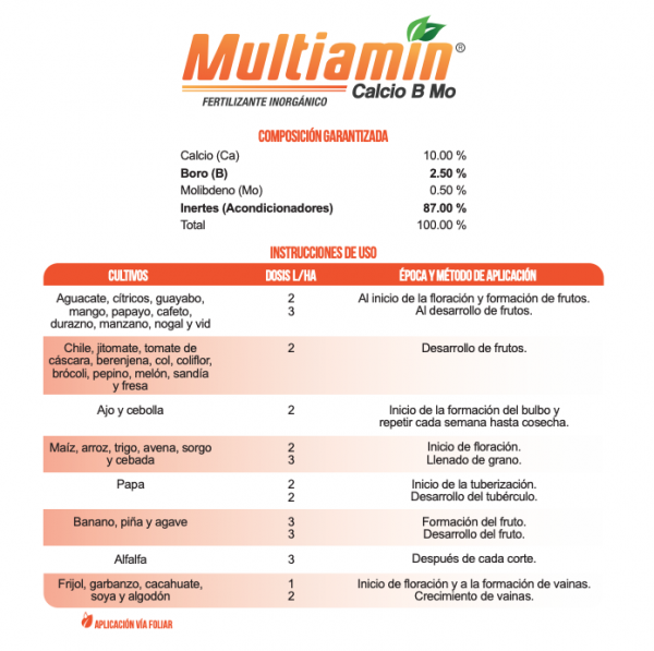 Multiamin Calcio B Mo - Image 2